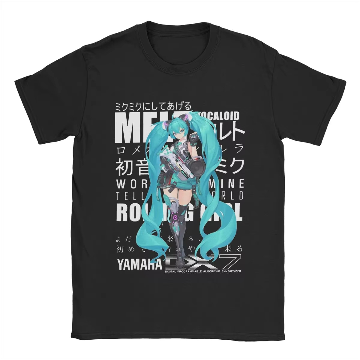 Women'S Shoes For Crews - 初音ミク漫画 Tシャツ男性と女性用コットンスリーブスタイルの服ヴィンテージ半袖クルーネックシャツギフトアイデアトップス