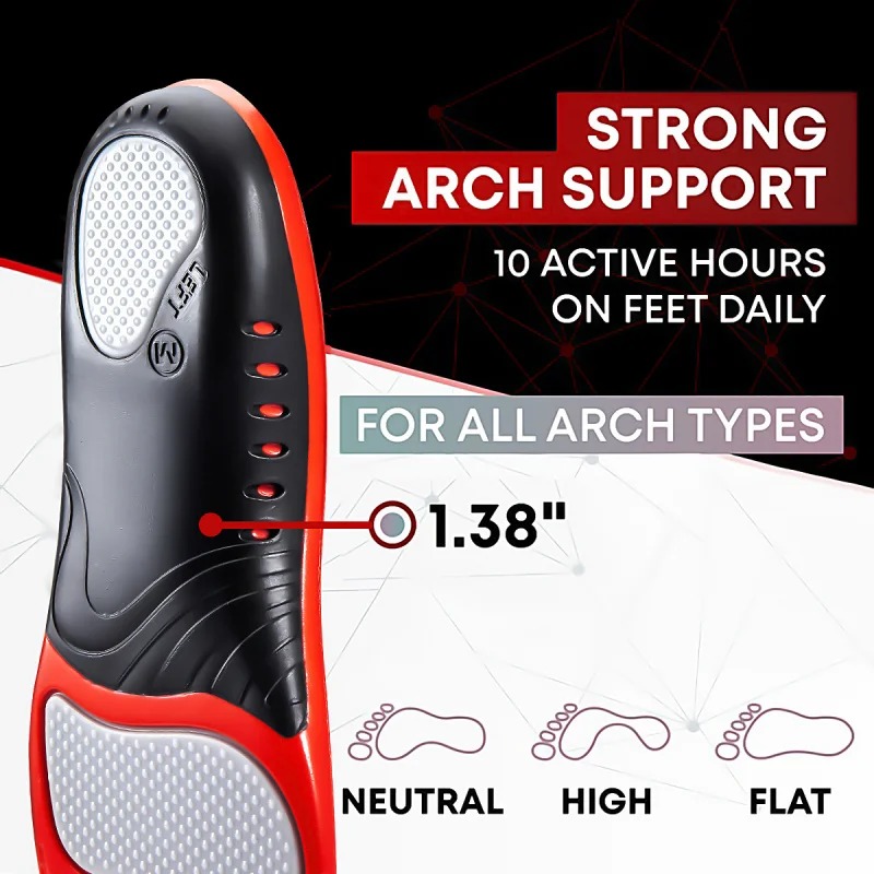 Women'S Shoes Plantar Fasciitis - プレミアムシリコンゲルインソール 靴用 男女兼用 整形外科アーチサポート スポーツインソール 扁平足