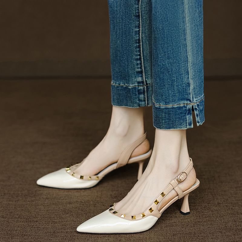Women Shoes Size Chart - 2026年ニューファッションスタイル メリージェーンシューズ - レディース中空インナーヒール付きリボン飾りローカットシングルシューズ