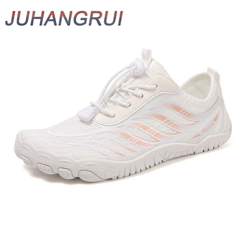 Women'S Shoes Vibram - 女性と男性のための裸足ハイキングシューズ 通気性と滑り止めのウォーターシューズ 軽量 ウォーキング、ランニング、水泳に最適
