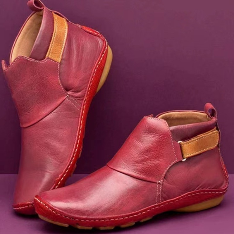 アンクルブーツレディースファッション女性ブーツフラット防水快 - Women'S Shoes Water Resistant のレビューと価格