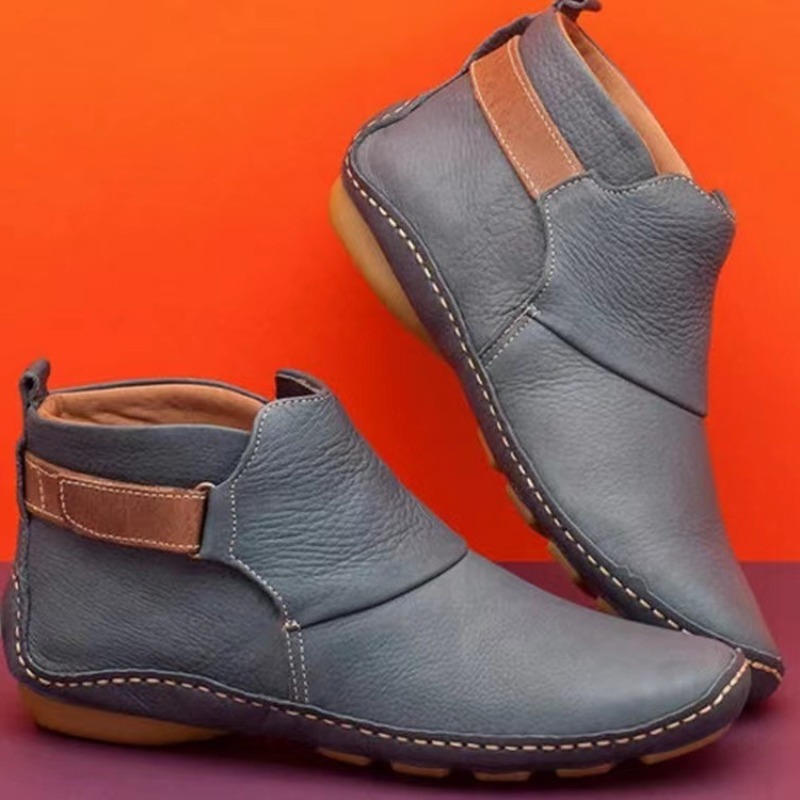 アンクルブーツレディースファッション女性ブーツフラット防水快 - Women'S Shoes Water Resistant のレビューと価格