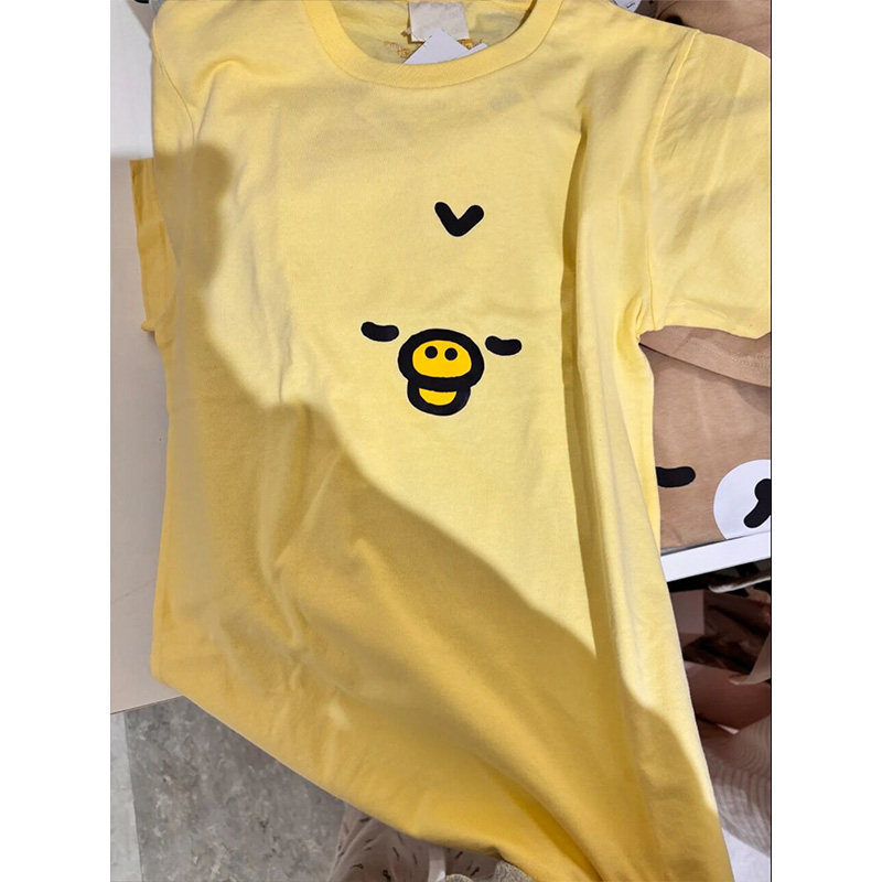 漫画キイロイトリ半袖 Tシャツかわいい黄色のアヒルプリント夏 - Women'S Shoes For Crews のレビューと価格
