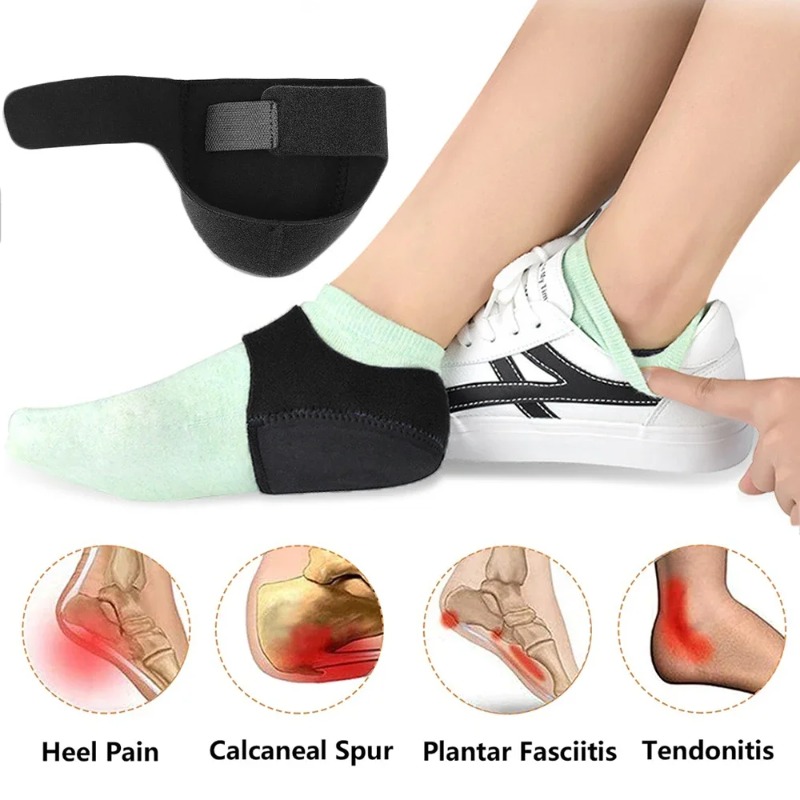 足底筋膜炎と踵骨棘の痛みを軽減するU字型シリコンゲルヒールカ - Women'S Shoes Plantar Fasciitis のレビューと価格