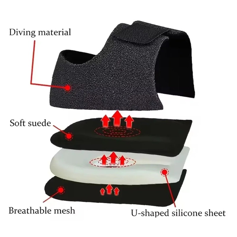 足底筋膜炎と踵骨棘の痛みを軽減するU字型シリコンゲルヒールカ - Women'S Shoes Plantar Fasciitis のレビューと価格