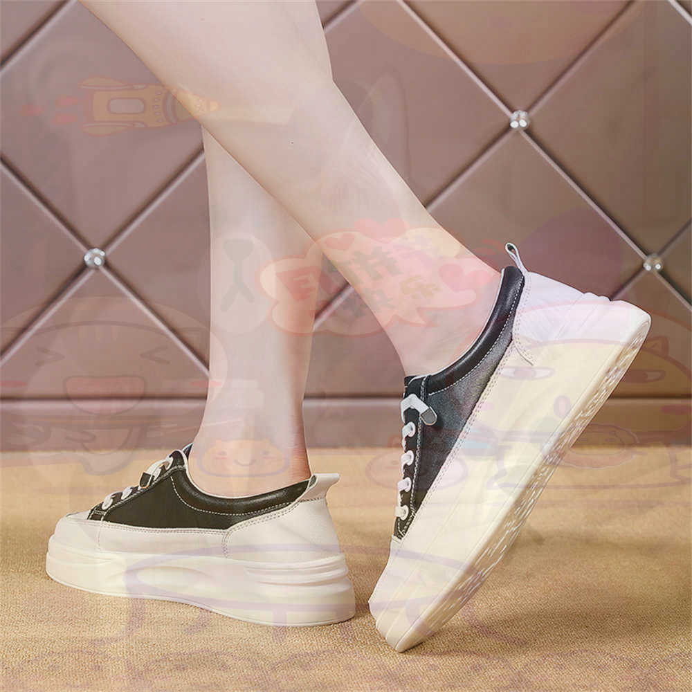 レースアップ分厚いローファー女性スケートボードスポーツシュー - Women Shoes Types Name のレビューと価格