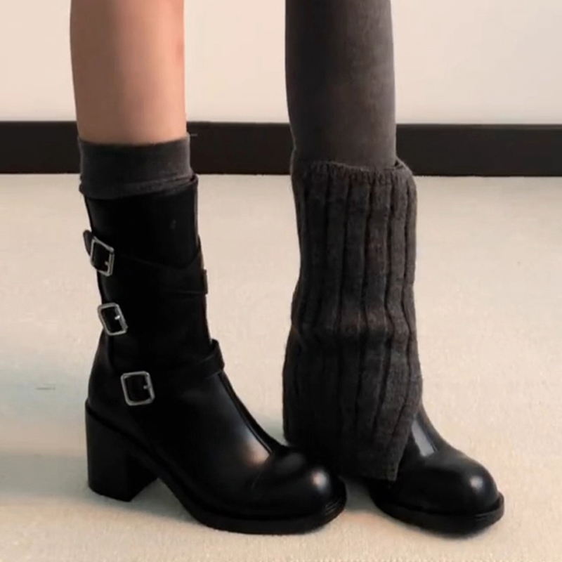 デザイナーハイヒールレディースブーツ エレガントレザーシュー - Women'S Shoes In Size 12 のレビューと価格