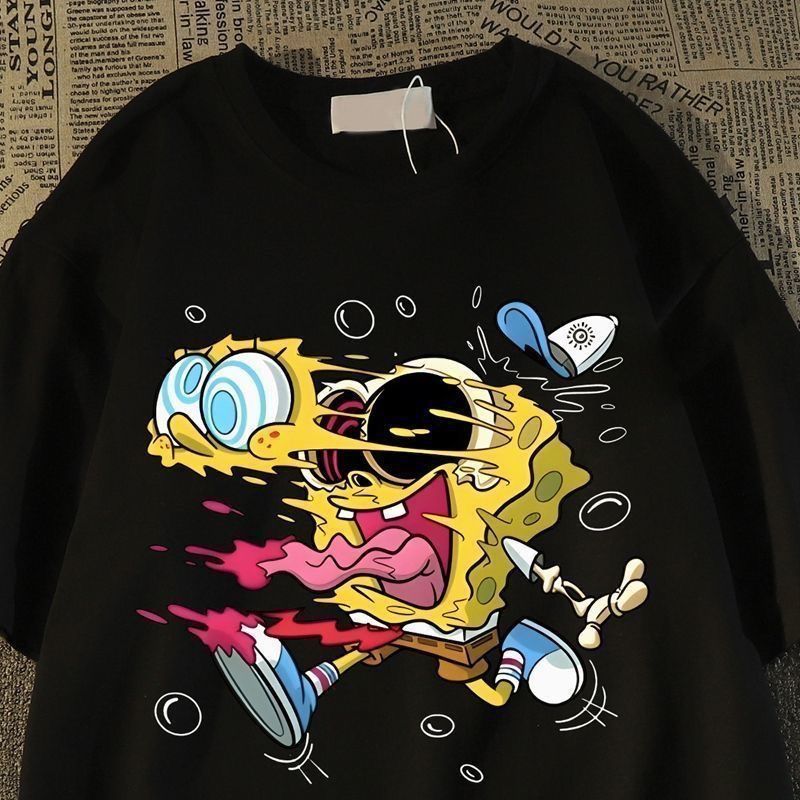 ヴィンテージ スポンジボブ プリント Tシャツ メンズ レデ - Women'S Shoes For Crews のレビューと価格