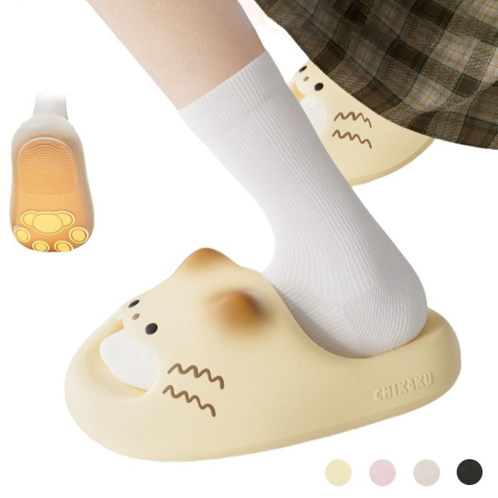 愛らしい防水猫スリッパ、猫の足型のつま先が閉じた猫スリッパ、 - Women'S Shoes Water Resistant のレビューと価格