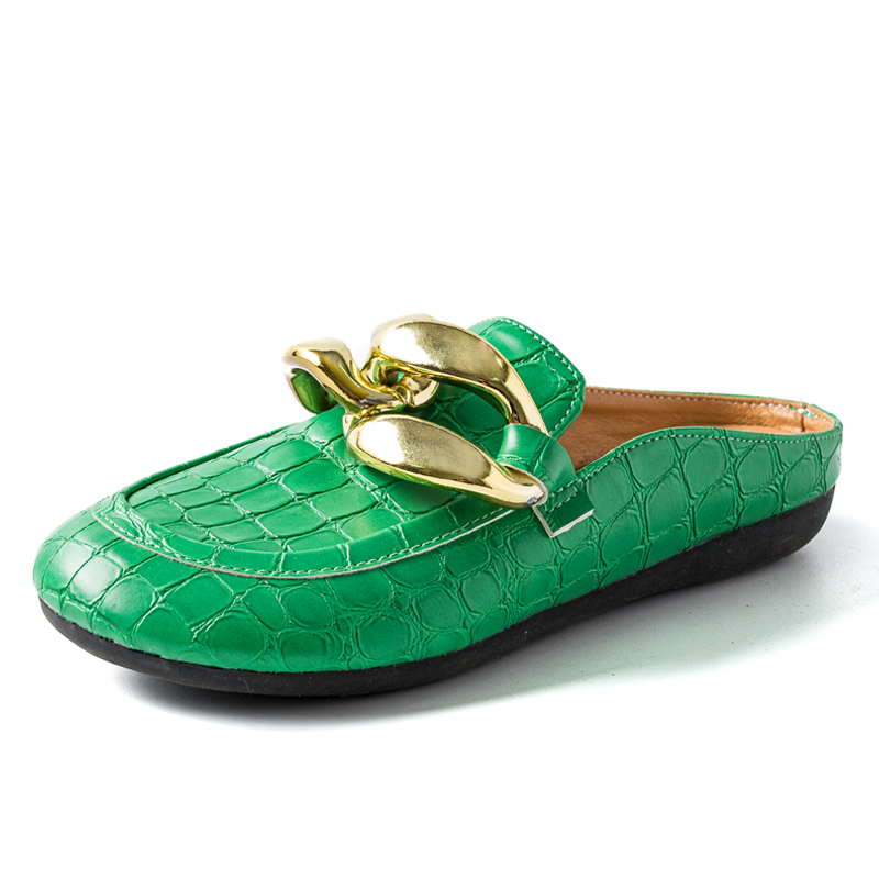 ファッション女性スリッパプラスサイズゴールドチェーン女性サン - Gold Chain Sandal のレビューと価格