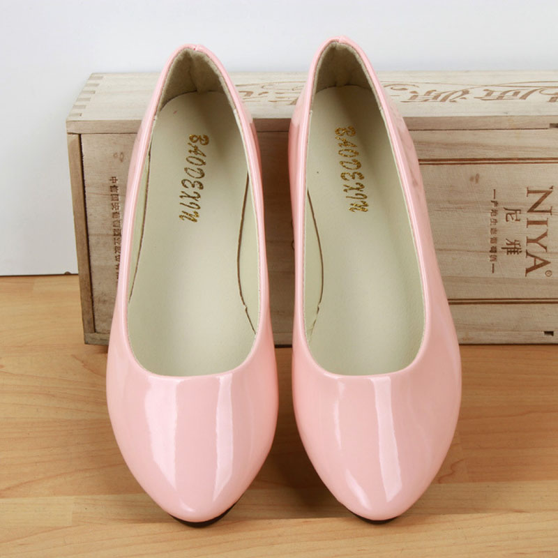 夏の女性のフラット靴パテントレザーの女性のフラットシューズキ - Women Shoes Us To Eu のレビューと価格