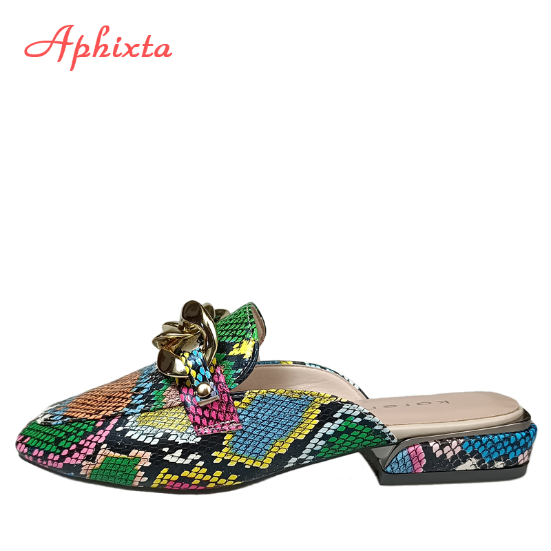 女性用チェーンシューズ,スネークプリントのスクエアトゥサマー - Gold Chain Sandal のレビューと価格