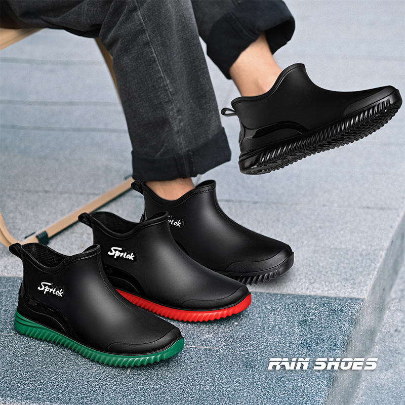 男性と女性のためのアンクルレインブーツ,滑り止め,耐久性のあ - Women'S Shoes Water Resistant のレビューと価格