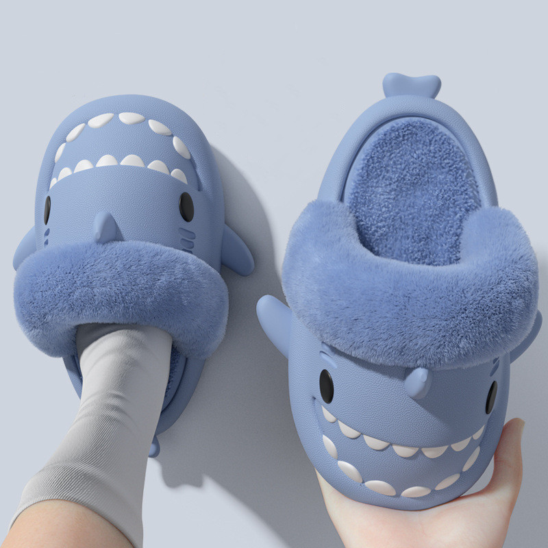 女性かわいい漫画サメスリッパメンズ冬ぬいぐるみソフトEVA防 - Women'S Shoes Water Resistant のレビューと価格