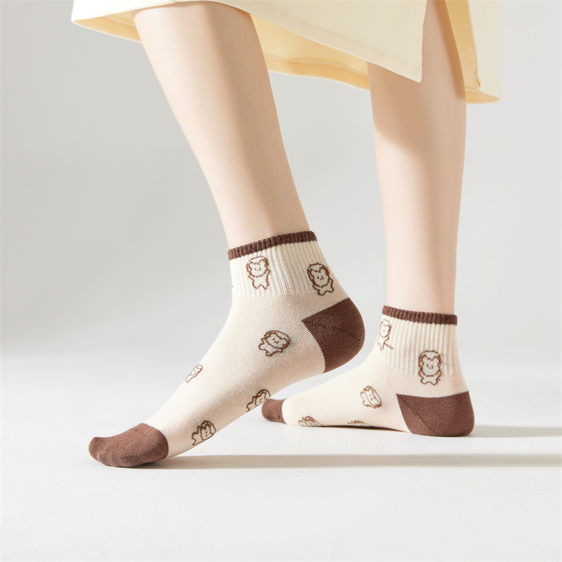 5足組 アメリカンスタイル レディース アンクルソックス ブ - Women'S Shoes For Crews のレビューと価格