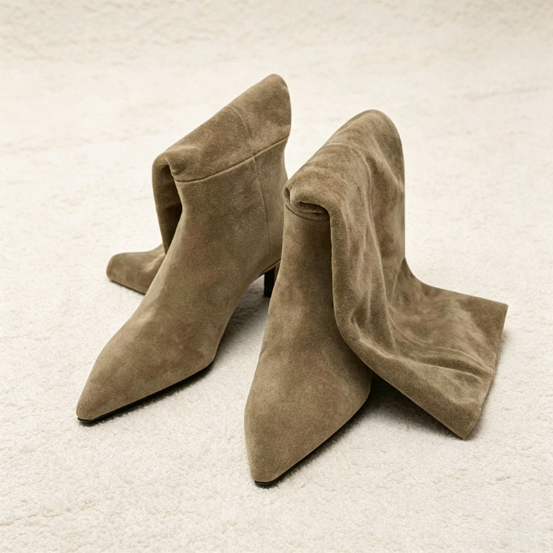 2026年秋新作ニーハイブーツ カウスエードレザー レディー - Women Shoes Mk のレビューと価格