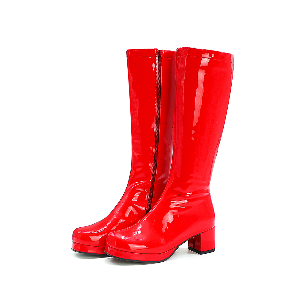 冬の新作 快適なオレンジレッド レディース ミッドカーフブー - Women'S Shoes In Size 12 のレビューと価格
